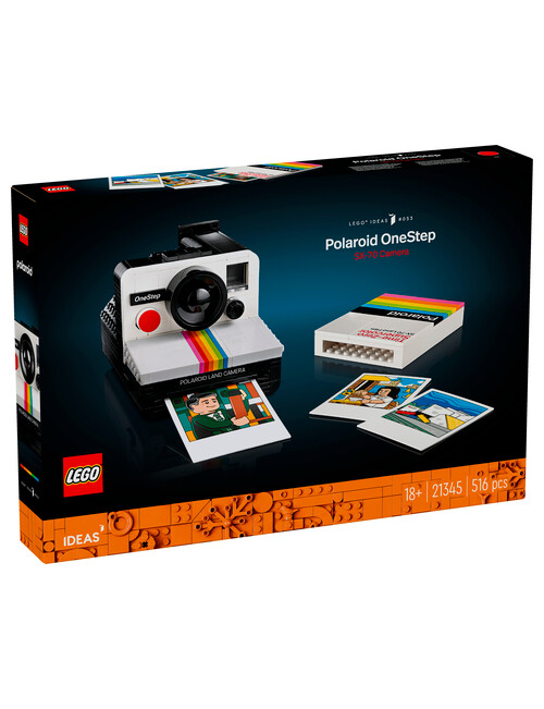 LEGO Ideas Polaroid OneStep SX-70 Camera, 21345 product photo View 02 L
