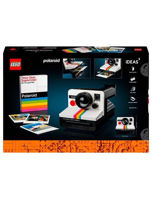 LEGO Ideas Ideas Polaroid OneStep SX-70 Camera, 21345 product photo View 10 L