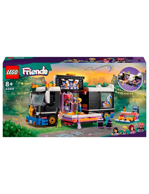 LEGO Friends Friends Pop Star Music Tour Bus, 42619 product photo View 02 L