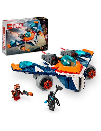 Lego Super Heroes Marvel Rocket's Warbird vs. Ronan, 76278 product photo