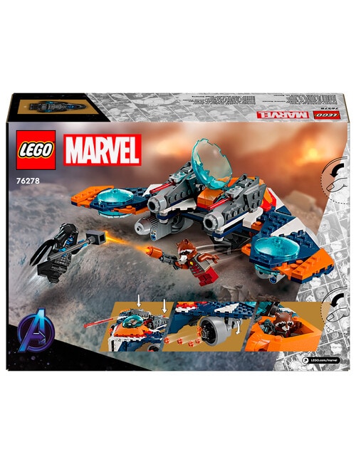 Lego Super Heroes Marvel Rocket's Warbird vs. Ronan, 76278 product photo View 10 L