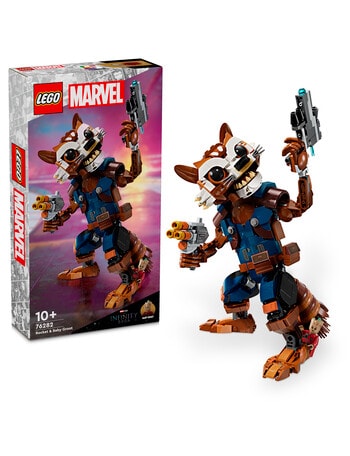 LEGO Superheroes Marvel Rocket & Baby Groot, 76282 product photo