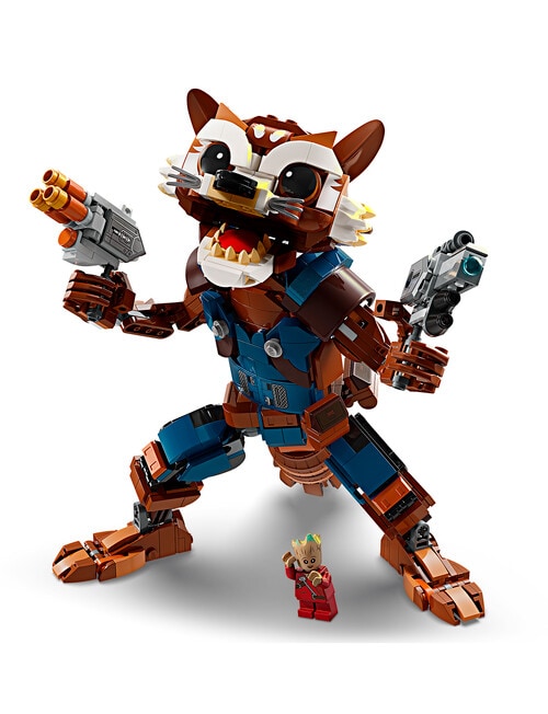 LEGO Superheroes Marvel Rocket & Baby Groot, 76282 product photo View 04 L