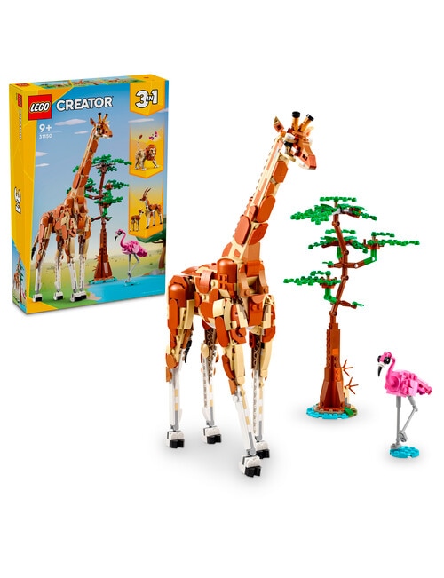 LEGO Creator 3-in-1 Wild Safari Animals, 31150 product photo