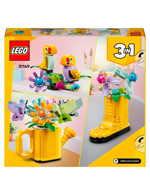 LEGO Creator 3-in-1 Flowers in Watering Can, 31149 product photo View 13 L