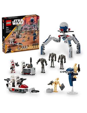 LEGO Star Wars Star Wars Clone Trooper & Battle Droid, 75372 product photo