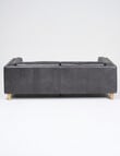 LUCA Furniture Berlin Leather 3 Seater Sofa, Carbon Grey product photo View 02 S