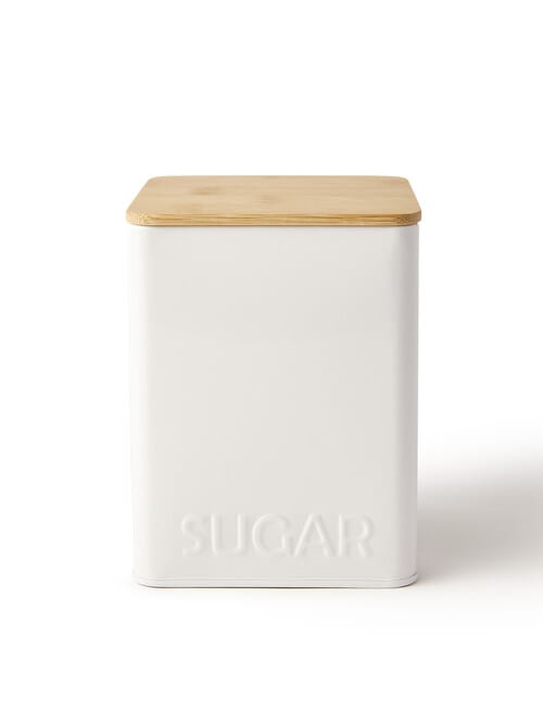 Capital Kitchen Cafe Sugar Canister, White product photo
