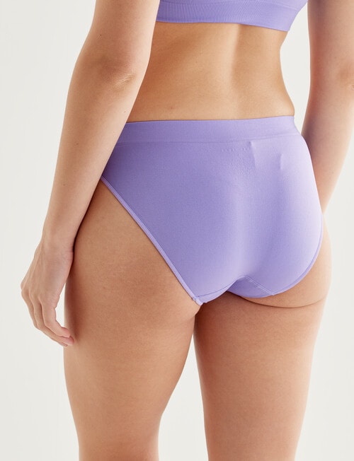 Honey Vegas Seamfree Bikini Brief, Periwinkle product photo View 02 L