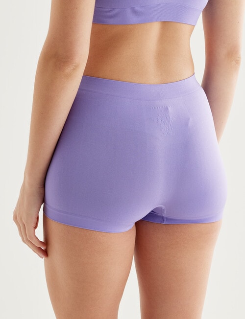 Honey Vegas Seamfree Shortie Brief, Periwinkle product photo View 02 L