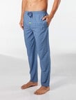 Mitch Dowd Hexo Geo Bamboo-blend Woven Sleep Pant, Captains Blue product photo View 03 S