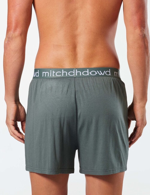 Mitch Dowd Bamboo-Blend Knit Boxer Short, Forest product photo View 02 L