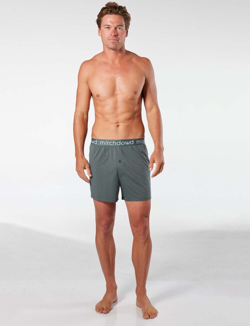Mitch Dowd Bamboo-Blend Knit Boxer Short, Forest product photo View 04 L