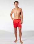 Mitch Dowd Satin Boxer, Red Salsa product photo View 04 S