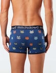 Mitch Dowd Cat Bamboo-Blend Trunk, Blue product photo View 02 S