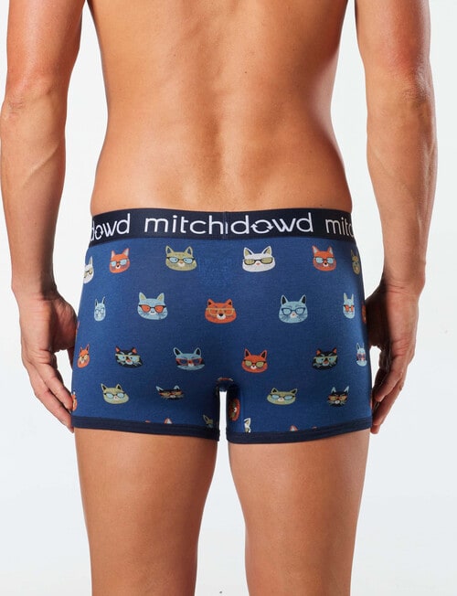 Mitch Dowd Cat Bamboo-Blend Trunk, Blue product photo View 02 L