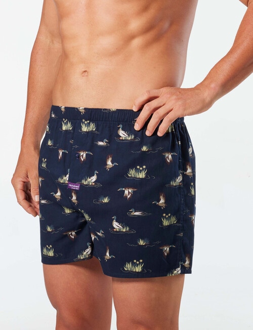 Mitch Dowd Ducks Woven Boxer, 3-Pack, Assorted product photo View 04 L