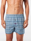 Mitch Dowd Leaf Woven Boxer, 3-Pack, Blue product photo View 02 S