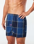 Mitch Dowd Cubist Check Woven Boxer, 3-Pack, Blue product photo View 04 S