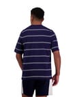 Canterbury Striped Short Sleeve Shirt, Navy product photo View 02 S