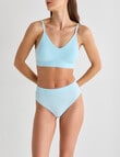 Honey Vegas Rib Hi Cut Brief, Icey Blue, XXS-XL product photo View 03 S