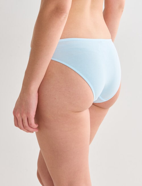 Honey Vegas Cotton Bikini Brief, Icey Blue, 6-16 product photo View 02 L