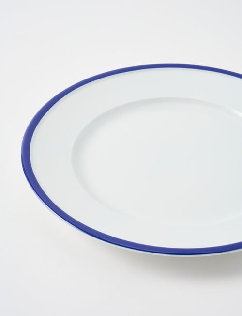 Amy Piper Amy Piper Bistro Dinner Plate, 27cm, Blue product photo View 03 L