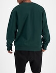 Champion Rochester Base Crew Sweatshirt, Forest Green product photo View 03 S