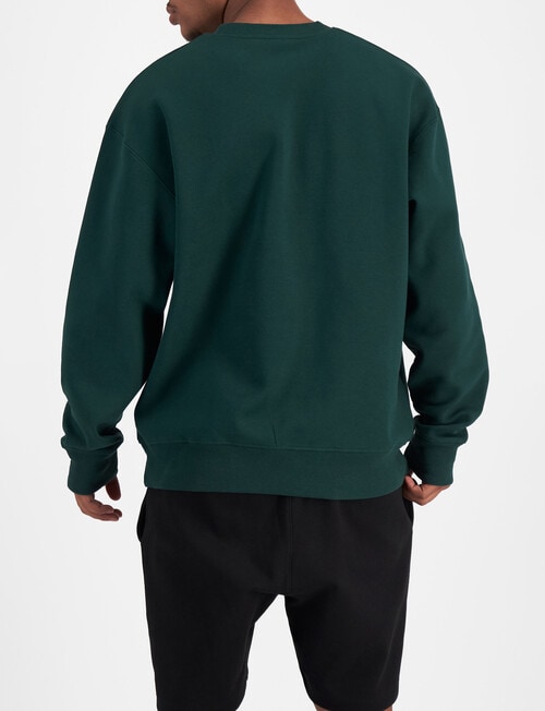 Champion Rochester Base Crew Sweatshirt, Forest Green product photo View 03 L