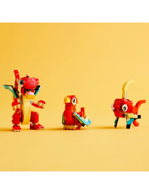 LEGO Creator 3-in-1 Red Dragon, 31145 product photo View 06 L