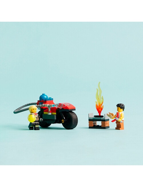LEGO City Fire Rescue Motorcycle, 60410 product photo View 06 L