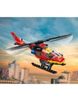 LEGO City City Fire Rescue Helicopter, 60411 product photo View 06 S