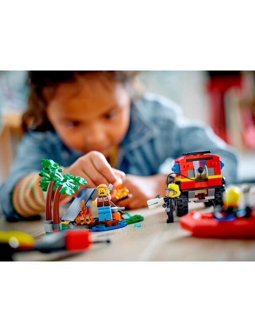 LEGO City 4x4 Fire Engine with Rescue Boat, 60412 product photo View 09 L