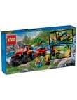 LEGO City City 4x4 Fire Engine with Rescue Boat, 60412 product photo View 10 S