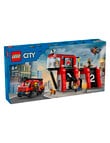 LEGO City City Fire Station with Fire Engine, 60414 product photo View 02 S