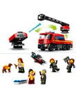 LEGO City City Fire Station with Fire Engine, 60414 product photo View 04 S
