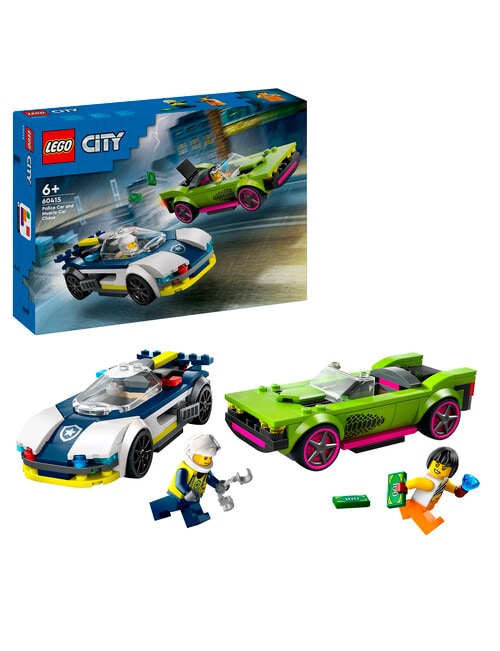 LEGO City Police Car and Muscle Car Chase, 60415 product photo