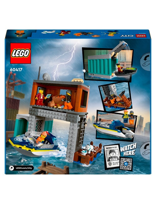 LEGO City City Police Speedboat and Crooks' Hideout, 60417 product photo View 07 L