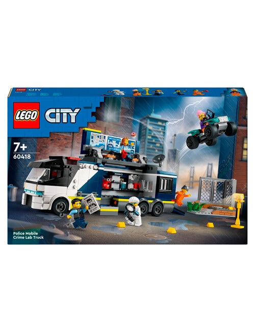 LEGO City City Police Mobile Crime Lab Truck, 60418 product photo View 02 L