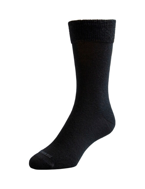NZ Sock Co. Wellbeing Merino Sock, 2-Pack, Black product photo View 02 L