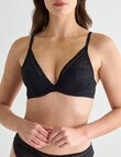 Acapella Chloe Jacquard Contour Bra, Black, 10B-16DD product photo