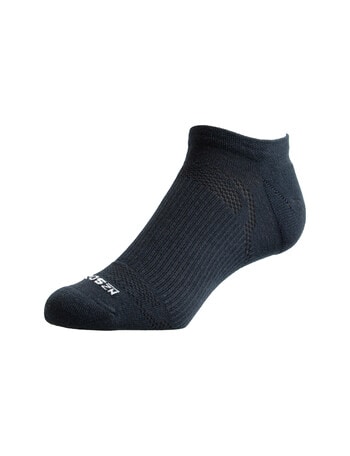 NZ Athletic Performance Tec Lite Low Cut Sock, 2-Pack, Black product photo