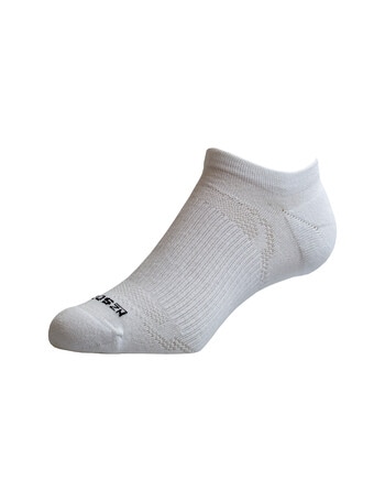 NZ Athletic Performance Tec Lite Low Cut Sock, 2-Pack, White product photo