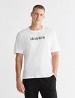 Calvin Klein Intense Power Short Sleeve Sleep Tee, White product photo