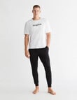 Calvin Klein Intense Power Short Sleeve Sleep Tee, White product photo View 03 S