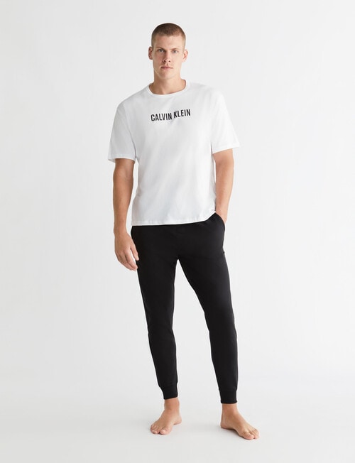 Calvin Klein Intense Power Short Sleeve Sleep Tee, White product photo View 03 L