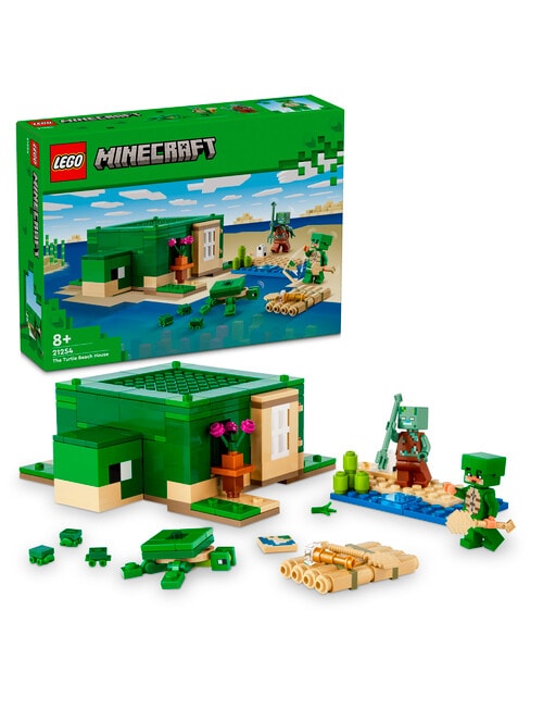 LEGO Minecraft Minecraft® The Turtle Beach House, 21254 product photo