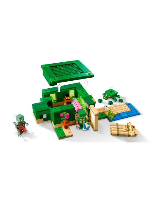 LEGO Minecraft The Turtle Beach House, 21254 product photo View 04 L