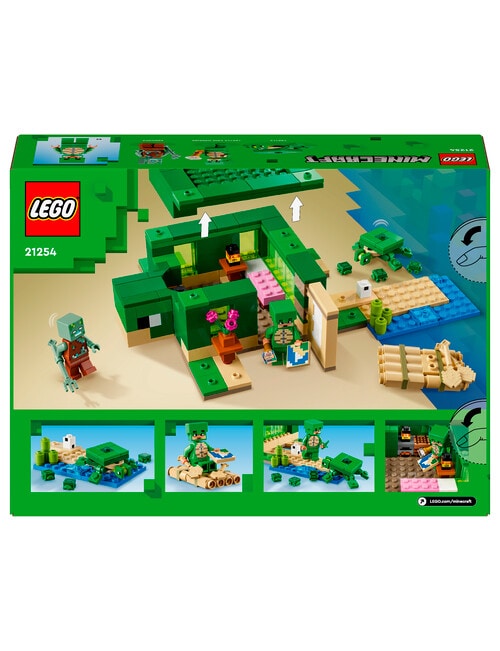 LEGO Minecraft The Turtle Beach House, 21254 product photo View 08 L