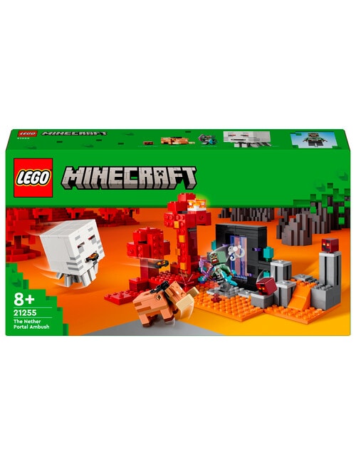 LEGO Minecraft The Nether Portal Ambush, 21255 product photo View 02 L